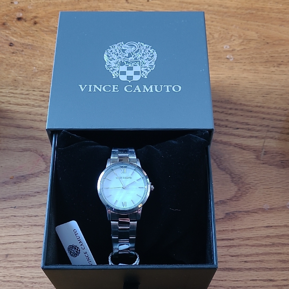 Vince Camuto Silver-Tone Men's Watch